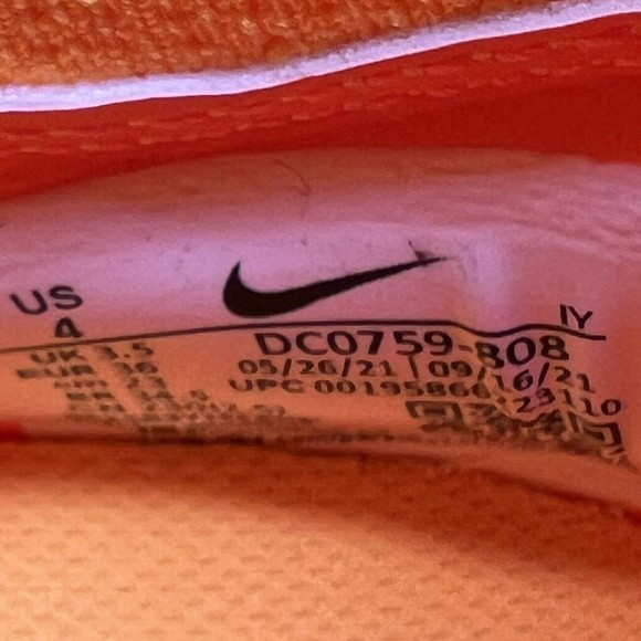 NIKE Phantom GT2 Pro DF FG ‘Laser Orange Bright Crimson’ DC0759-808 Men Sz 4 NEW - Picture 12 of 14